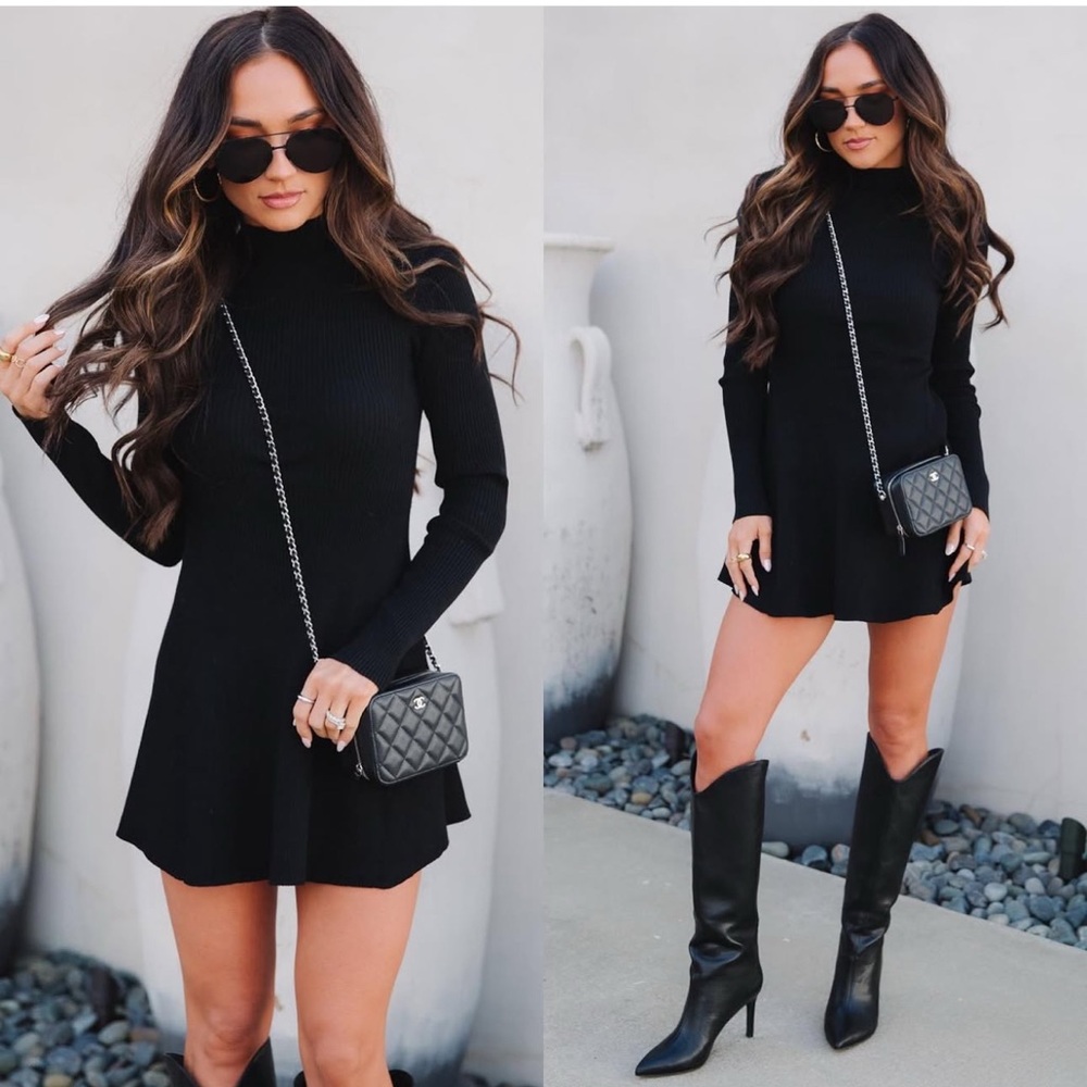 NWT Black Long Sleeve Dress